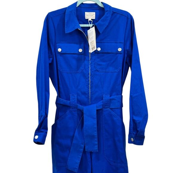 NWT Sézane Bob Jumpsuit in Royal Blue - Picture 5 of 10
